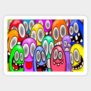 Oddballs Crazy Weird Loony Characters Sticker